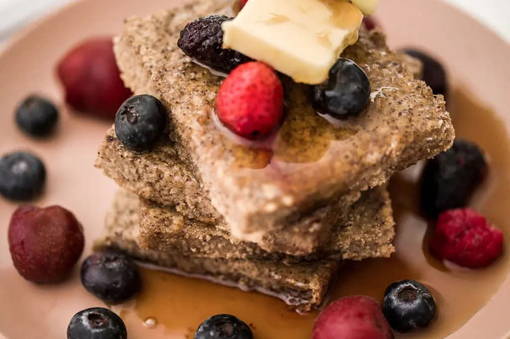 Vanilla Chai Pancakes Top View