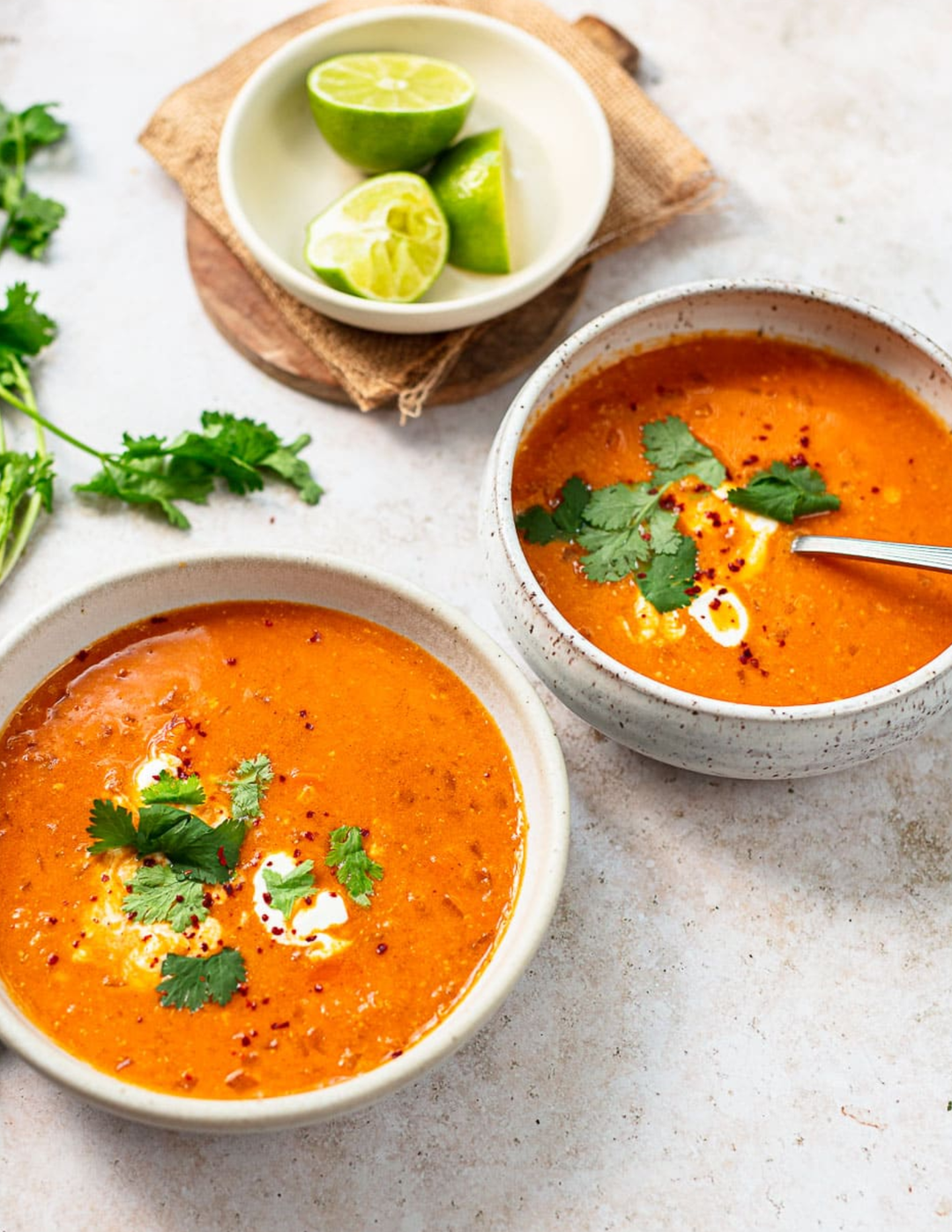 Thai Coconut Red Lentil Soup