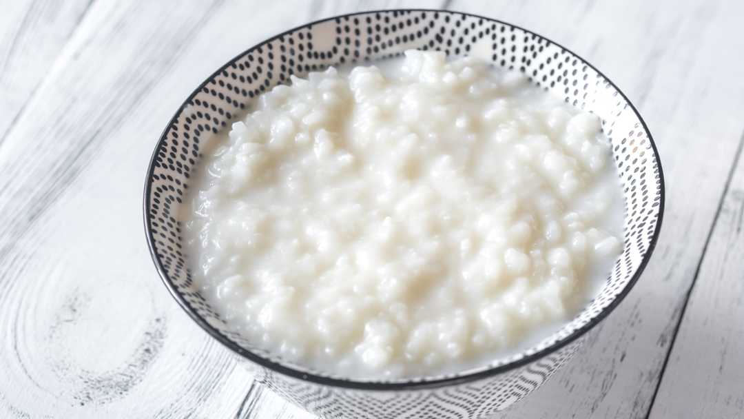 white rice congee