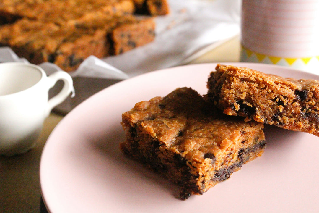 Soft Chewy Pumpkin Blondies