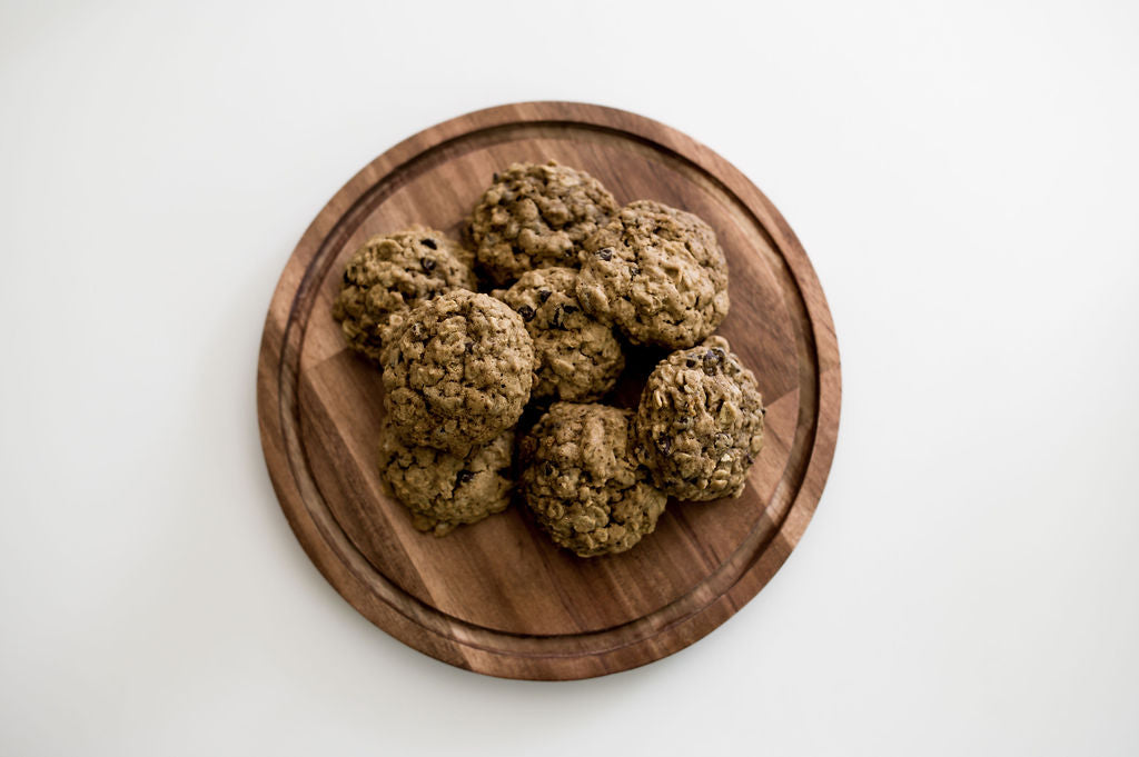 Lactation Cookies on plate