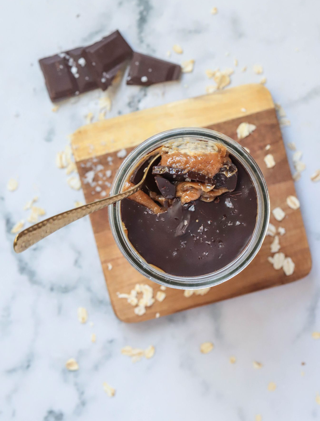 Salted Caramel Overnight Oats