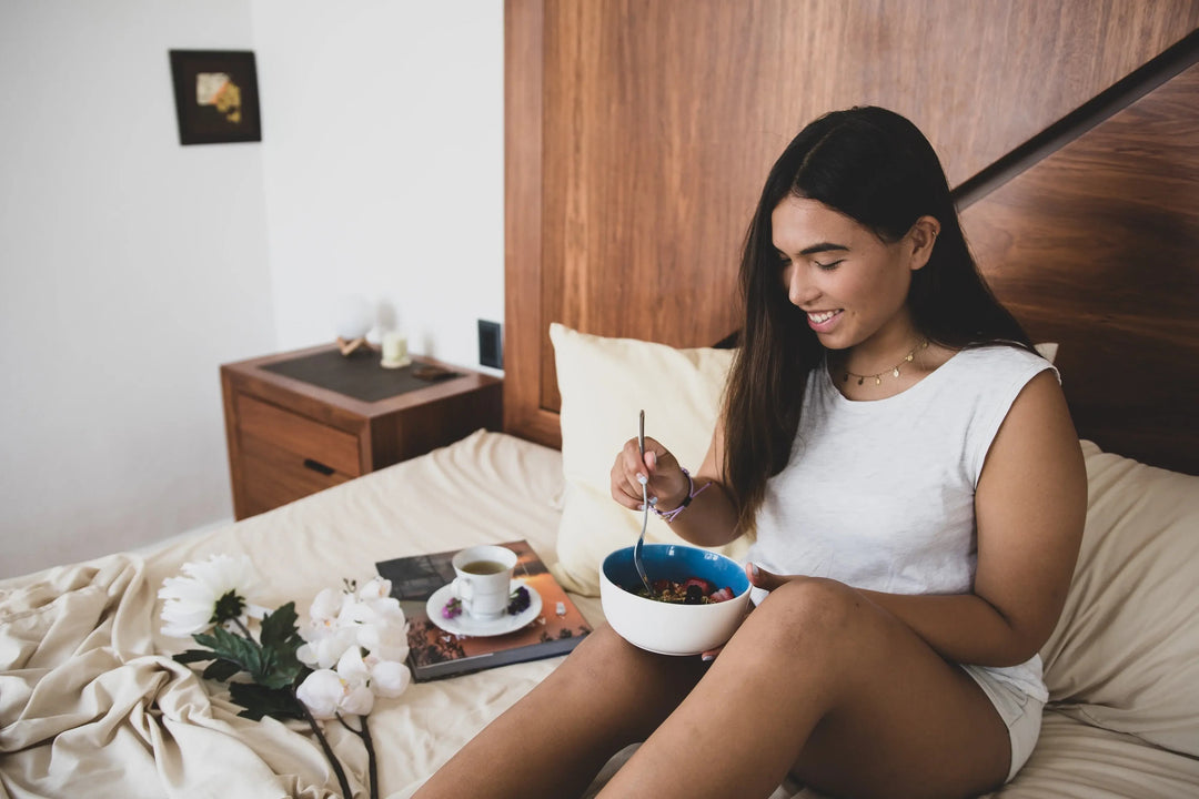 Meal in bed