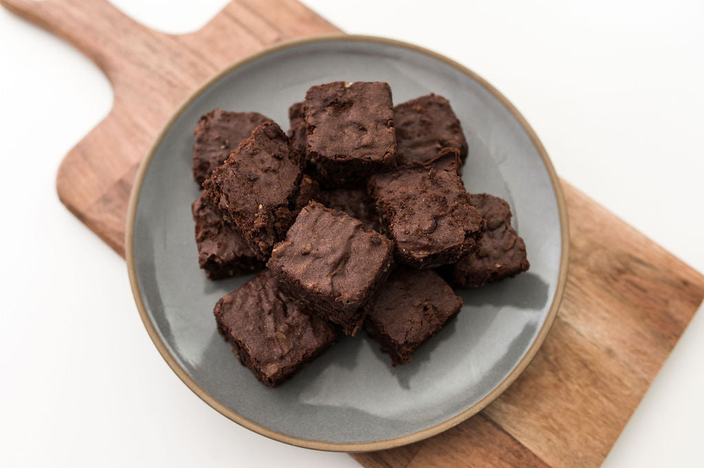 Double Chocolate Lactation Brownies Top View